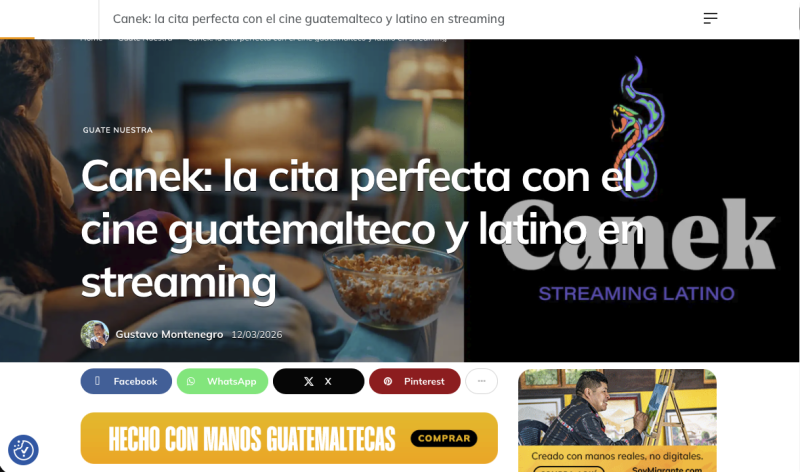 Canek: la cita perfecta con el cine guatemalteco y latino en streaming